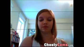 BBW teen masturbates front the webcam